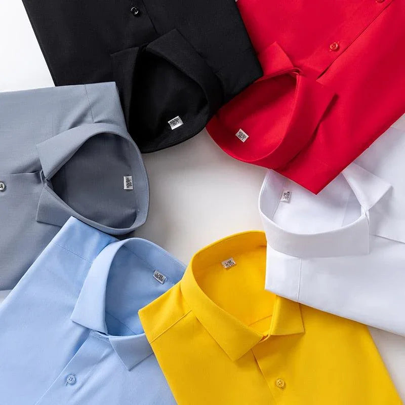 Camisa Social Lisa Em Fibra de Bambú - EcoChic / Descubra o Conforto Absoluto com Nossa Camisa Social em Fibra de Bambu! - ModernLar