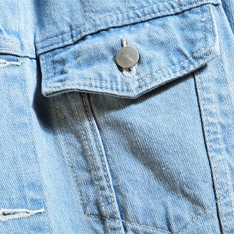Jaqueta Jeans com Forro de Moletom - DenimComfort / Estilo e Conforto combinados em um uma só peça! - ModernLar