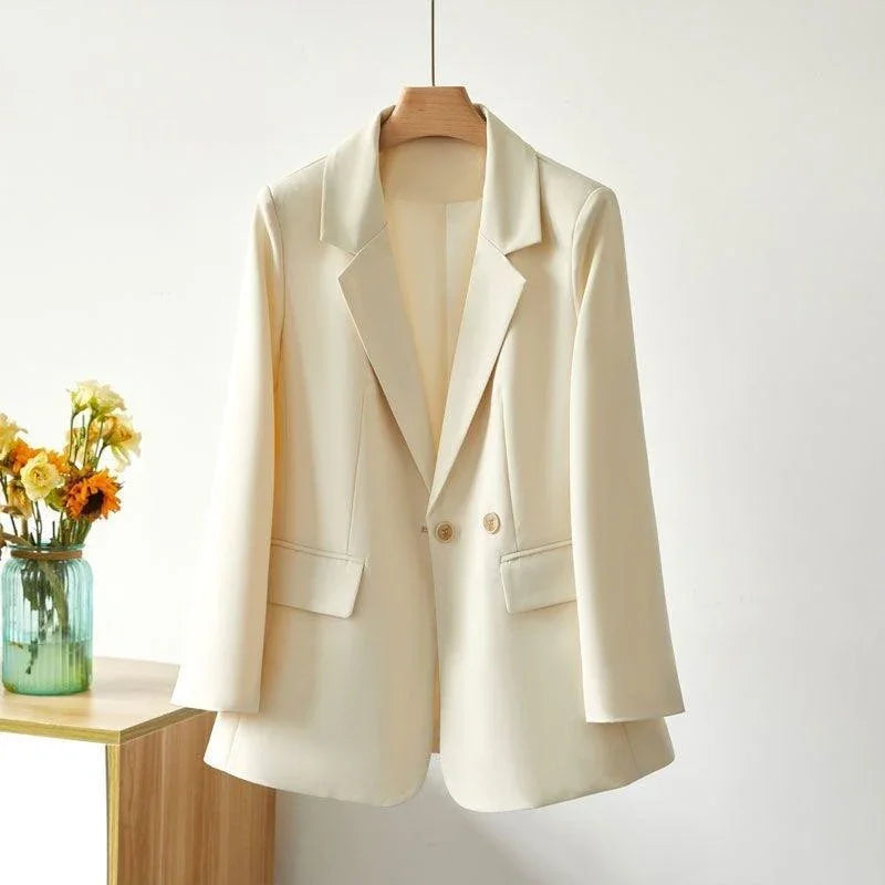 Novo Blazer Casual Chic Feminino - Elegância Minimalista Que Inspira! - ModernLar