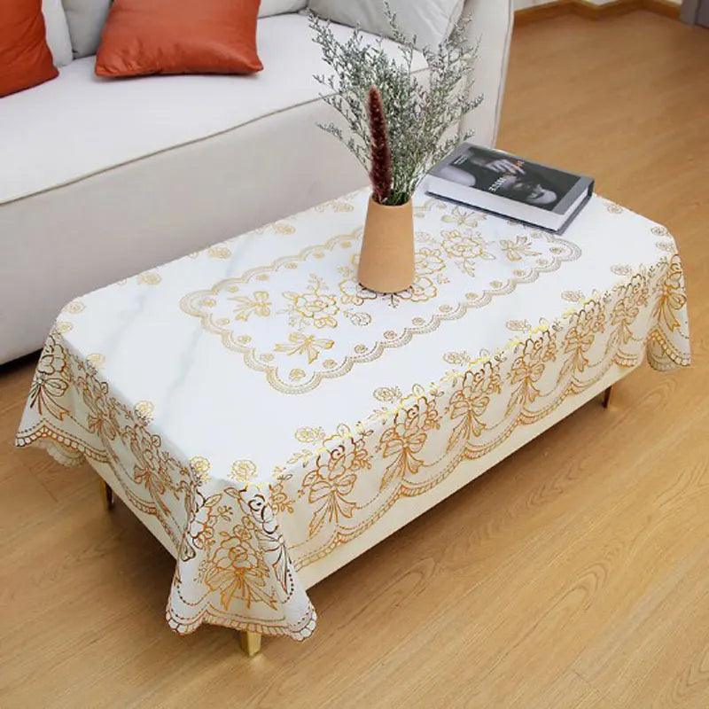 Toalha de Mesa Versailles™ Decor / Realeza e Proteção Impermeável para o seu Lar!