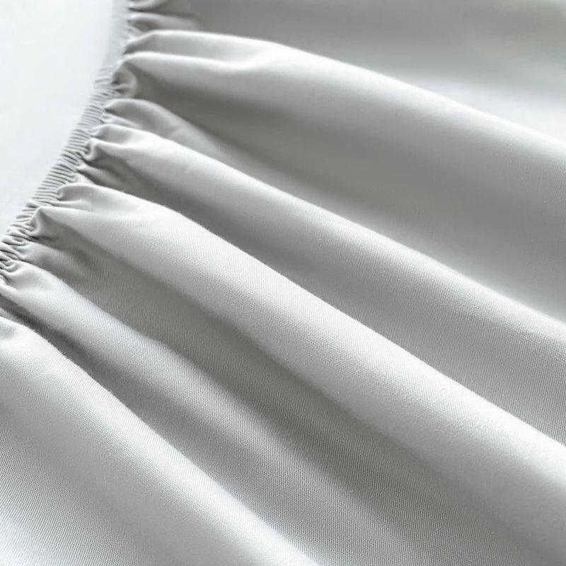 Jogo de Cama CharmeSoberano™ 600 Fios - Algodão Egípcio e Elegância Noturna! - ModernLar