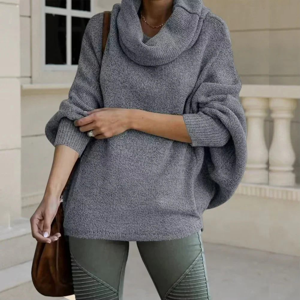 Suéter Lahoma™ em Tricô de Algodão / Estilo Solto com Conforto que Abraça