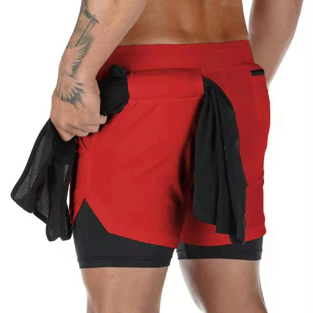 Shorts Masculino 2 em 1 com Suporte Para celular - ProSport / Estilo e Funcionalidade em um Só Produto! - ModernLar