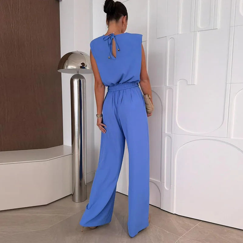 Macacão Lussaire™ com Corte Estruturado e Acabamento Premium