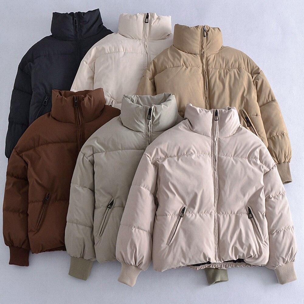 Jaqueta Puffer GoldLess™ com Gola Alta e Caimento Soltinho / A Mais Quentinha e Estilosa para você Arrasar no Inverno! - ModernLar