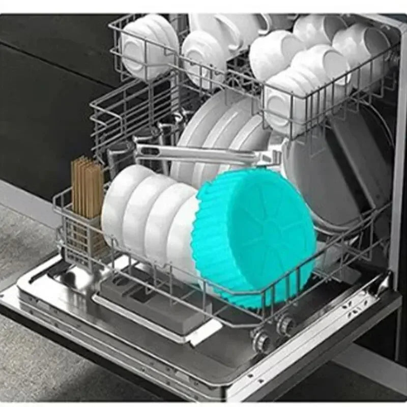 Forma de Silicone Antiaderente para Airfryer Modern Lar™ / Sustentabilidade, Praticidade e Cozinha Saudável em um Só Produto!