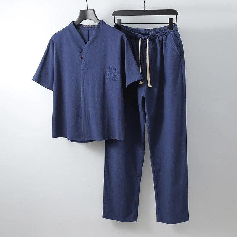 Conunto Plus Size de Algodão e Linho - Life Plus / Descubra a Perfeita Combinação de Conforto e Sofisticação! - ModernLar