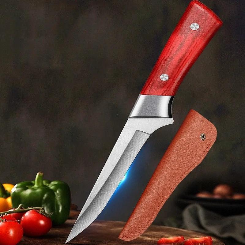 (Compre 2 e Leve 3) Faca Chef Dominus™ Profissional - Controle Total e Precisão Cirúrgica / Cozinhe Como um Mestre e Diga Adeus aos Cortes Irregulares!
