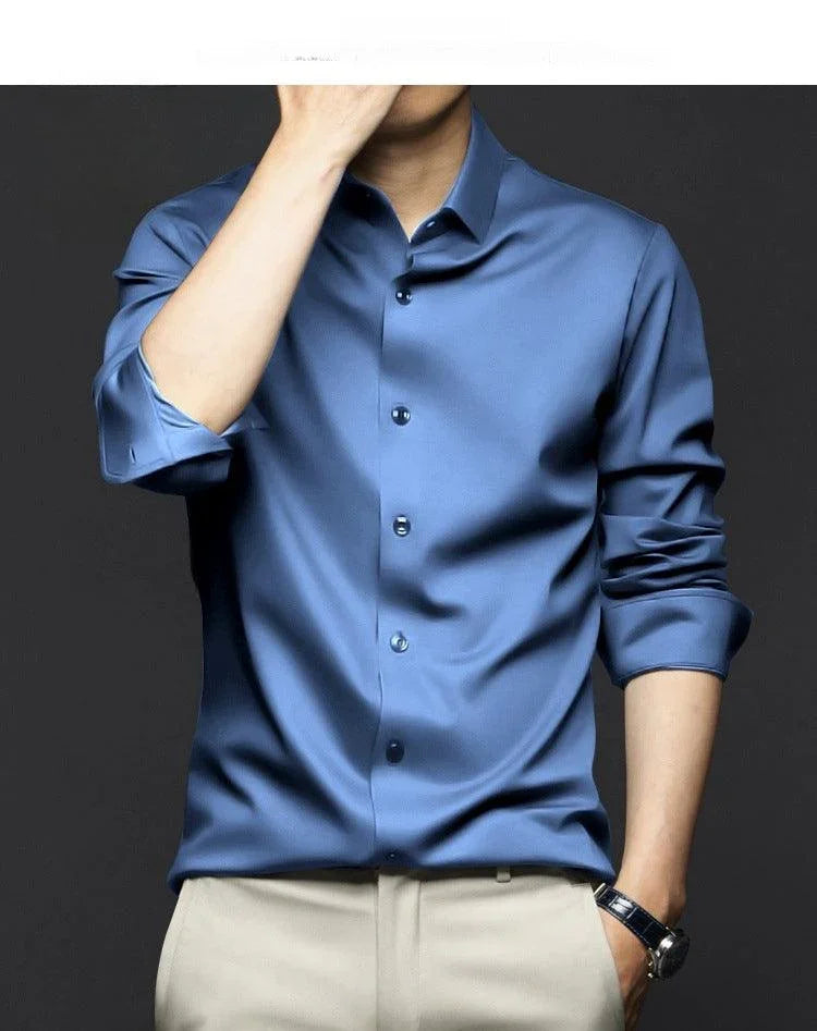 Camisa Social Alto Padrão IceSublime em Seda Gelo - ModernLar