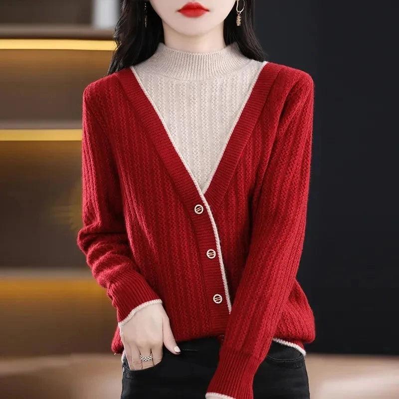 Suéter TricotChic™ Versátil 2 em 1 / O Charme de Duas Peças, a Simplicidade de Um! - ModernLar