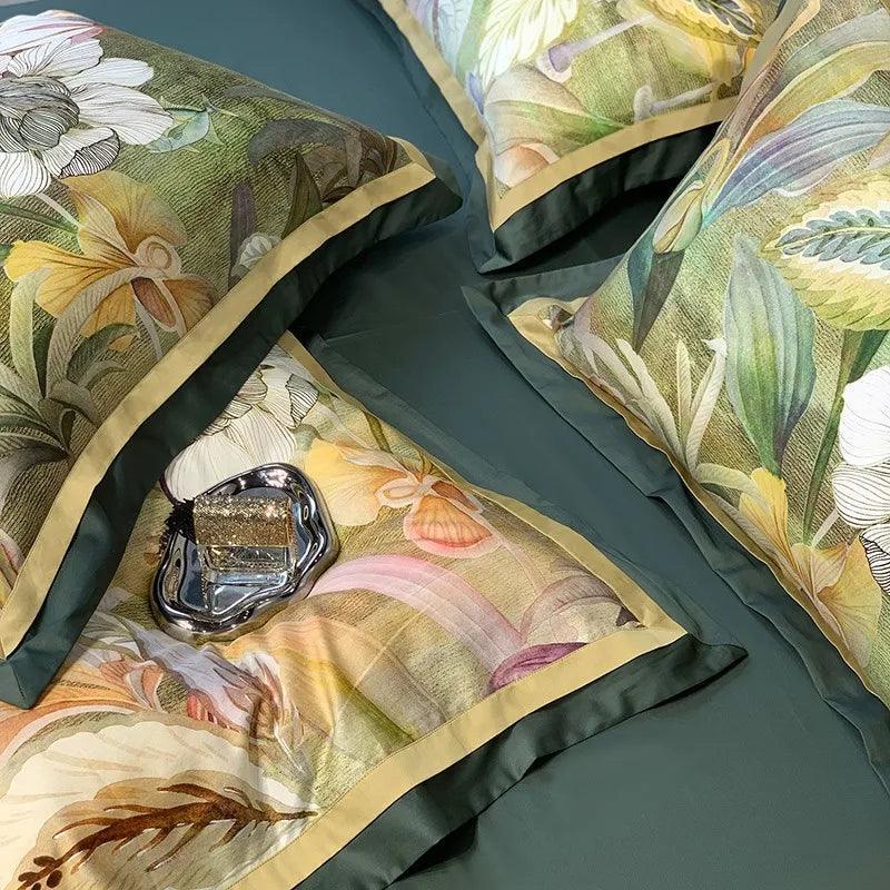 Jogo de Cama Gaia em Algodão Egípcio - Conforto Supremo e Elegância em Tons Terrosos! - ModernLar