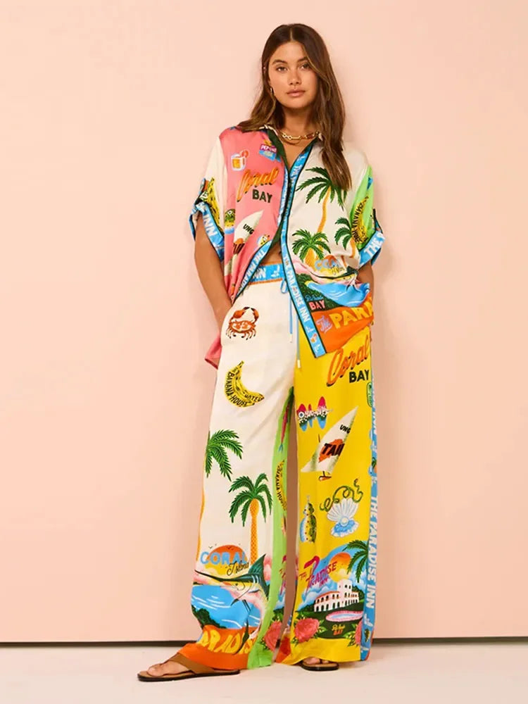 Conjunto Paraíso Tropical™ / Estilo e Leveza para Seus Dias de Verão!