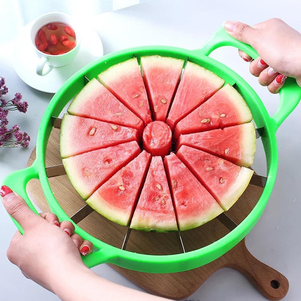 Cortador de Melancia e Frutas Grandes Modern Lar™ / A Solução Perfeita para Fatiar com Facilidade e Precisão!