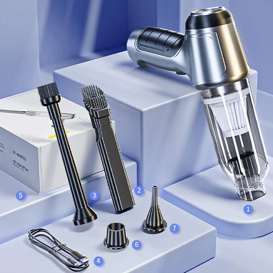 Aspirador Automotivo Modern Lar™ / Diga Adeus à Sujeira Difícil e Mantenha Seu Carro Impecável!