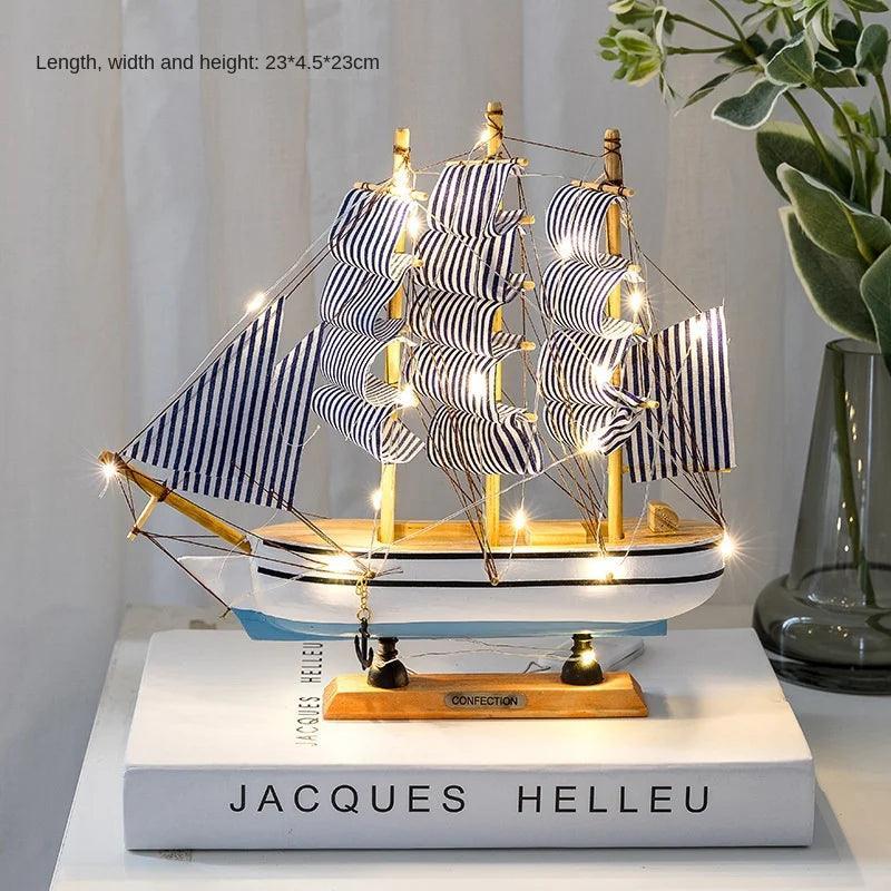 Barco Decorativo Veleiro - Orgulho Naval / A Opção Perfeita Para Decorar Qualquer Ambiente! - ModernLar
