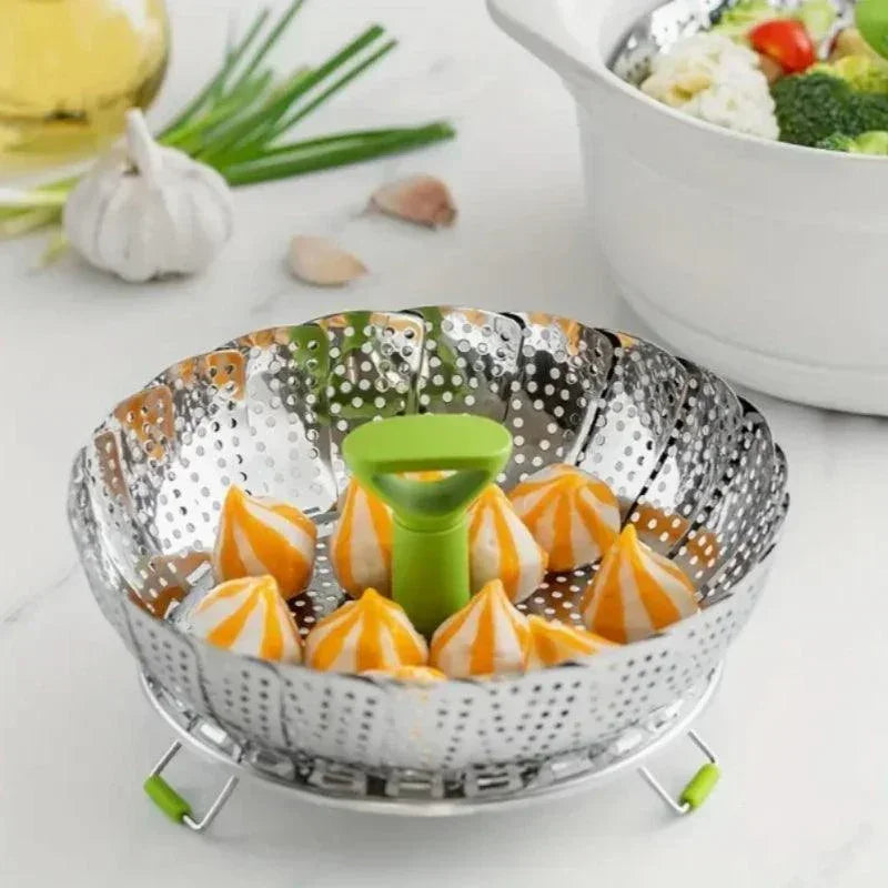 Kit de 2 Bandejas Vaporizadoras Modern Lar™ / Perfeita para Cozinhar no Vapor com Sabor e Saúde!