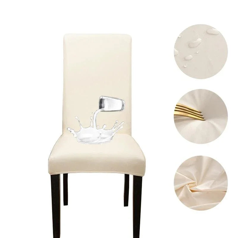 Kit de Capas de Cadeira Palace™ em Couro Ecológico / Suas Cadeiras com Visual Requintado em Poucos Instantes! - ModernLar