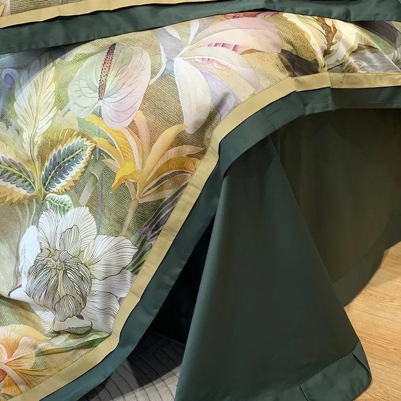 Jogo de Cama Gaia em Algodão Egípcio - Conforto Supremo e Elegância em Tons Terrosos! - ModernLar