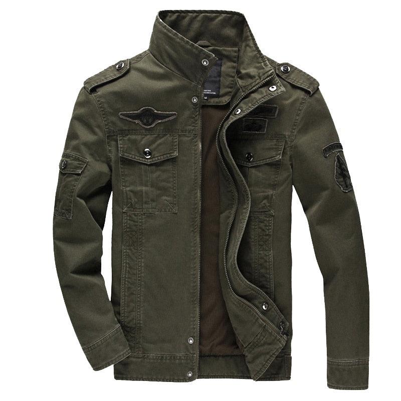 Jaqueta Masculina Jeans Inspirada no Exército Americano - Warmjeans / Jaqueta Tática Para Você Que Ama o Estilo Militar! - ModernLar