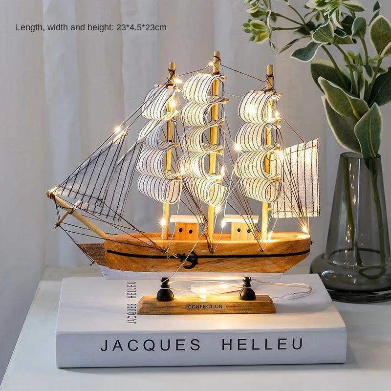 Barco Decorativo Veleiro - Orgulho Naval / A Opção Perfeita Para Decorar Qualquer Ambiente! - ModernLar