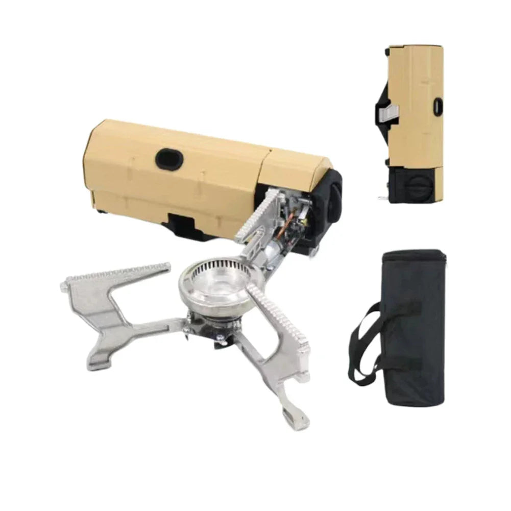 Fogareiro a Gás Dobrável Modern Lar™ com Estrutura Resistente / Praticidade e Versatilidade para suas Aventuras!