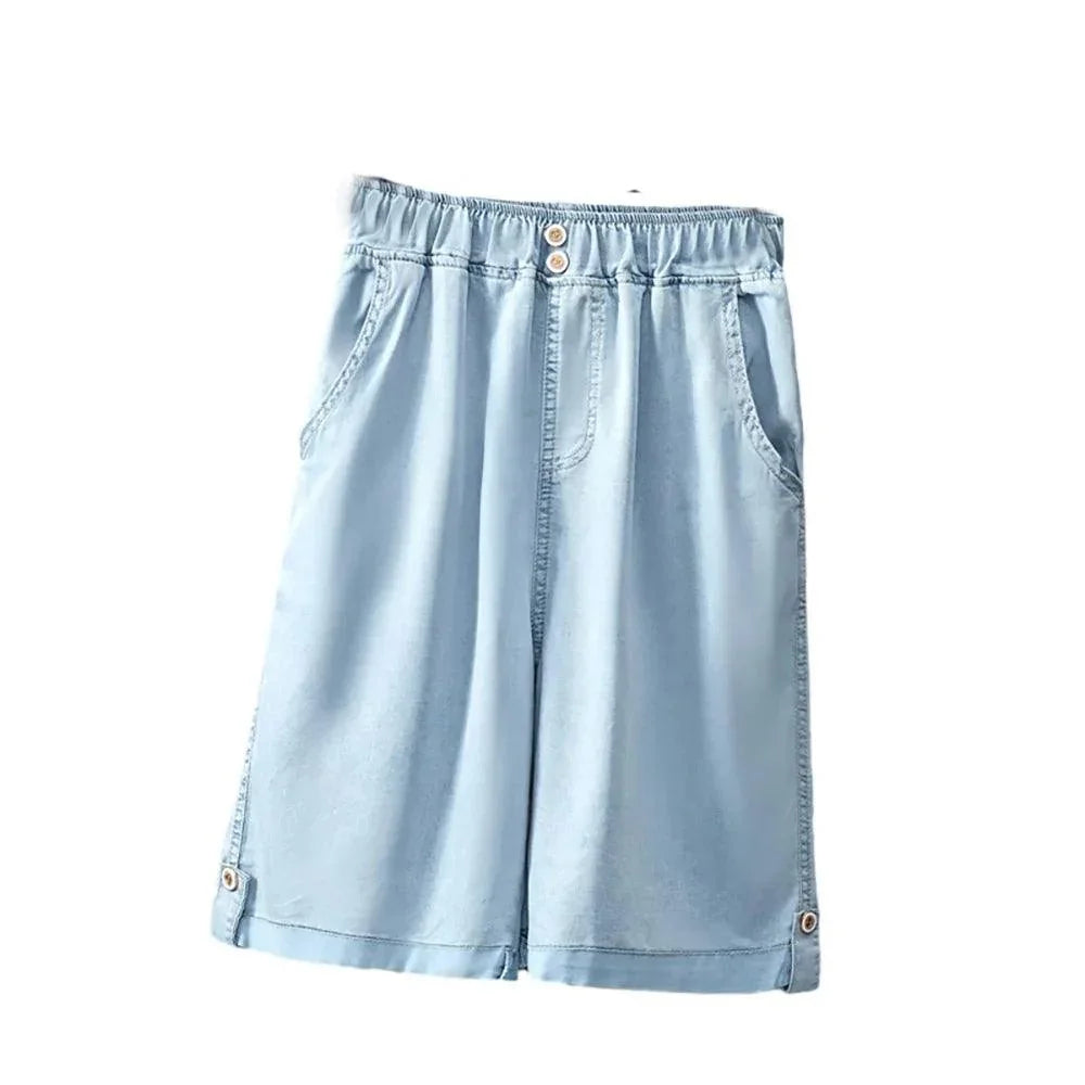 Shorts Jeans Stefan™ Super Soltinho / O Conforto e Frescor que Toda Mulher Merece! - ModernLar