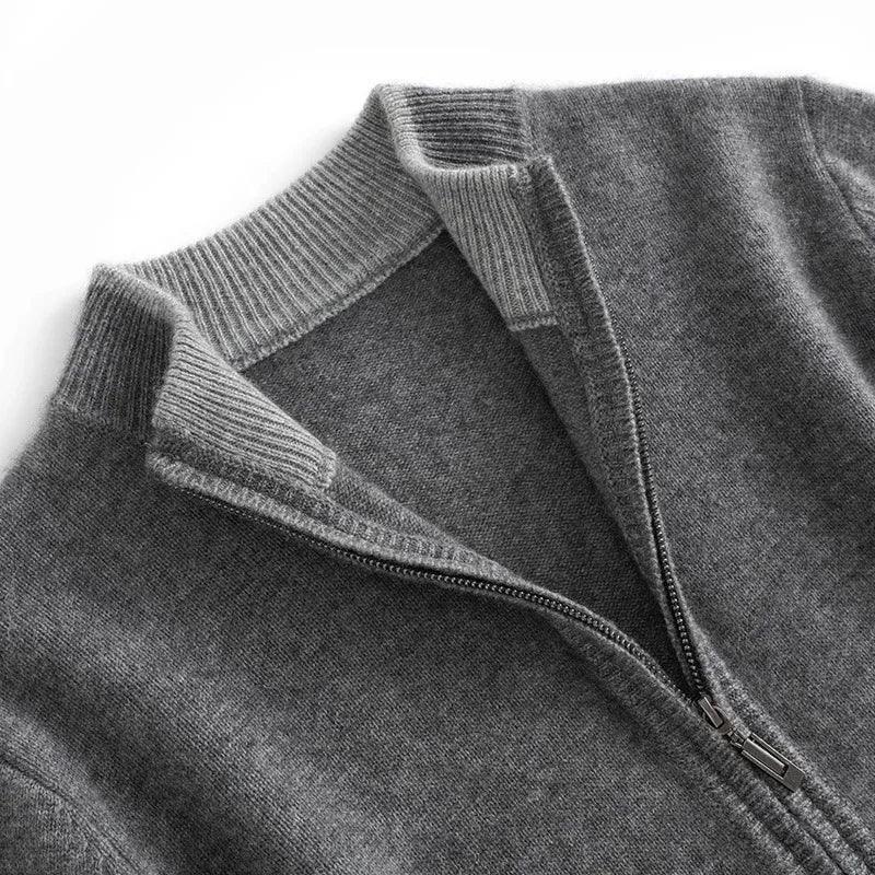 Jaqueta Milano Blend™ em Malha de Algodão com Toque de Lã / Sofisticação Atemporal para Homens de Estilo!