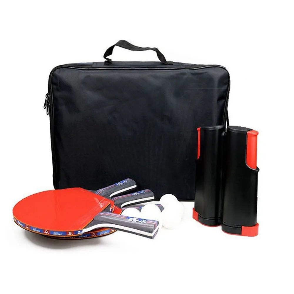 Kit de Tênis de Mesa Portátil Modern Lar™ / Transforme Qualquer Mesa em Diversão Instantânea!