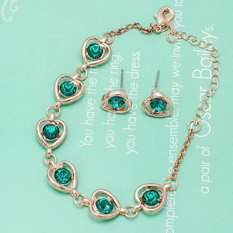 Conjunto Coração do Oceano/ A Escolha Ideal para Revelar sua Elegância e Sofisticação em Qualquer Evento! - ModernLar