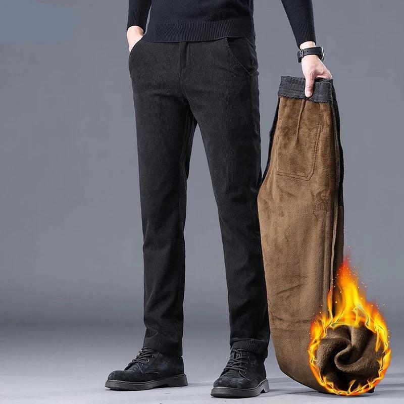 Calça Masculina Sanford™ com Interior em Veludo / A Escolha Perfeita para Manter-se Confortável e Aquecido! - ModernLar