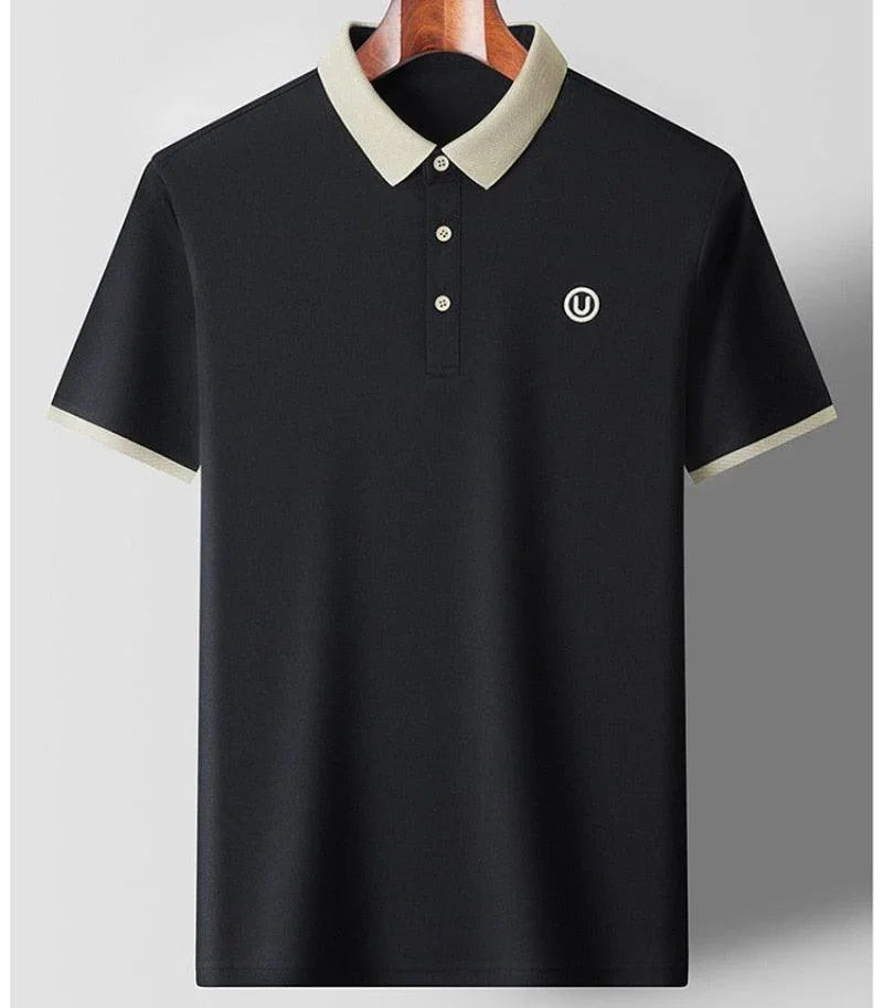 Camiseta Polo em Seda Gelo - Huracán / Descubra a Exclusiva Camiseta Polo em Seda Gelo que une Elegância e Conforto em Uma Só Peça! - ModernLar