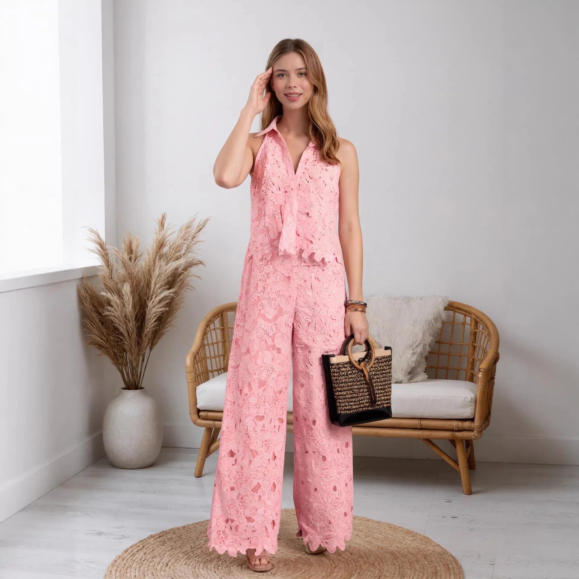 Conjunto Serelle™ em Renda Premium com Design Moderno