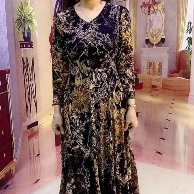 Vestido Floral Ammalia™ Elegância Natural com o Toque das Flores! - ModernLar