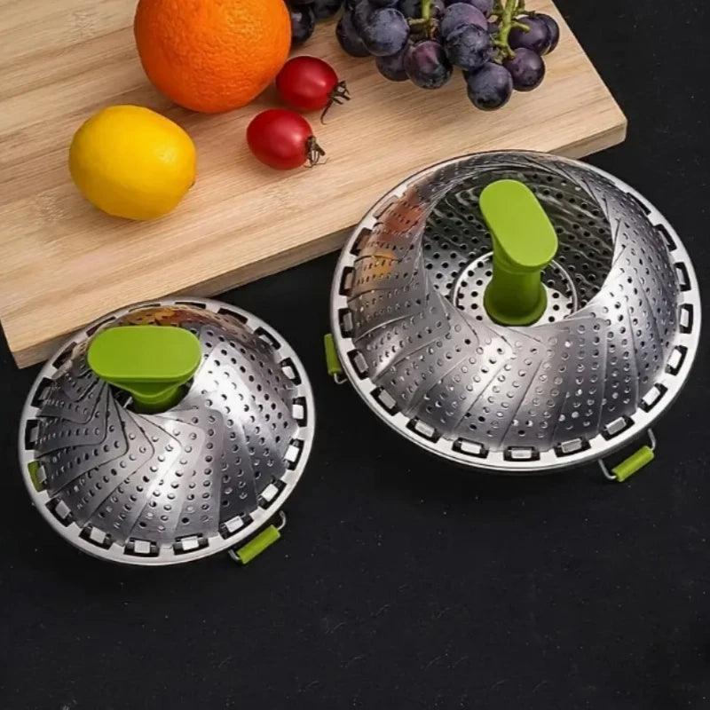 Kit de 2 Bandejas Vaporizadoras Modern Lar™ / Perfeita para Cozinhar no Vapor com Sabor e Saúde!