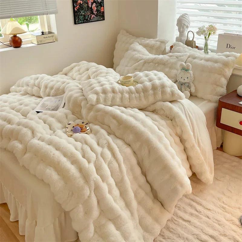 Jogo de Cama 4 Peças Sonho de Morfeu™ / Conforto Máximo e Aconchego Peluciado para Suas Noites de Sono! - ModernLar