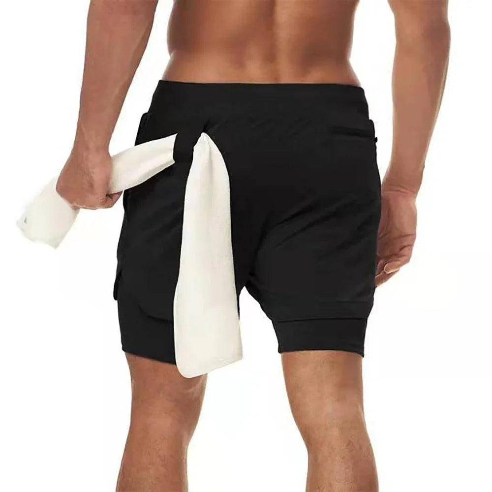 Shorts Masculino 2 em 1 com Suporte Para celular - ProSport / Estilo e Funcionalidade em um Só Produto! - ModernLar