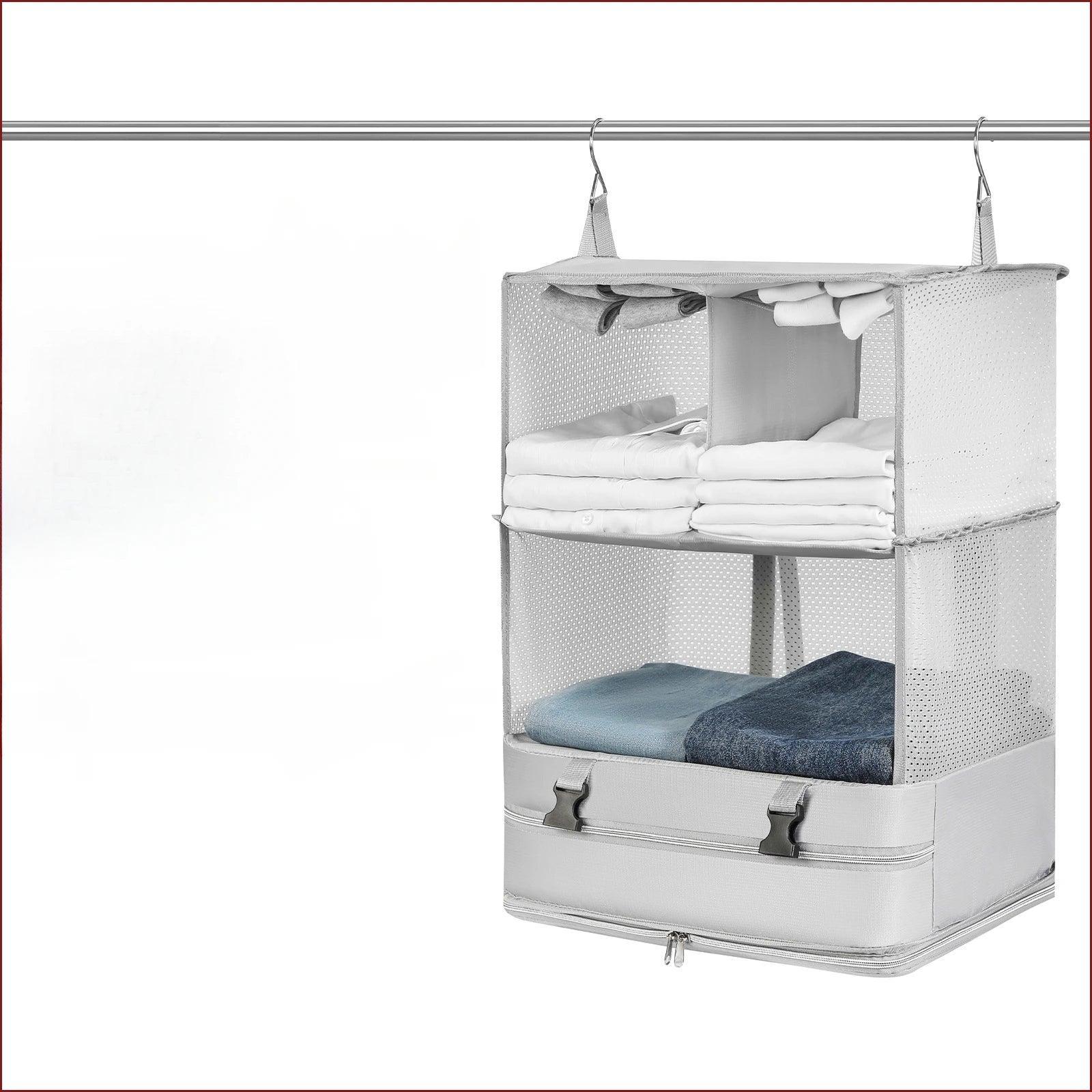 Organizadores de Mala Modern Lar™ com Suporte para Cabideiro / A Solução para Viagens Sem Estresse! - ModernLar