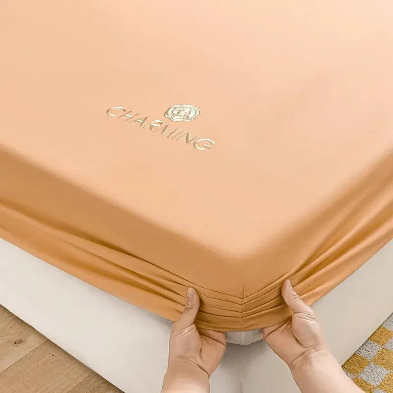 Jogo de Cama CharmeSoberano™ 600 Fios - Algodão Egípcio e Elegância Noturna! - ModernLar