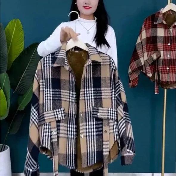 Casaco Dakota™ com Forro em Veludo e Mangas Morcego / Para um Look Despojado e ao mesmo tempo Confortável! - ModernLar