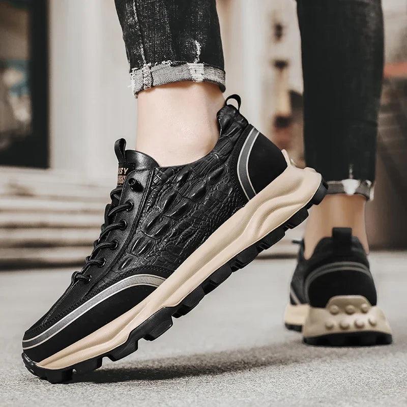 Tênis Sport Crocodille Explorer™: Design Imponente com Solado que Absorve Impacto! - ModernLar