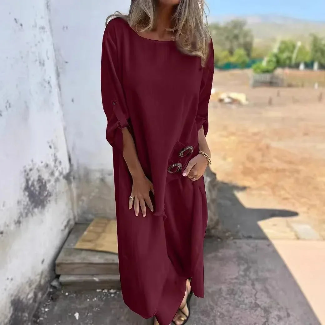 Conjunto Essência™ em Viscose Leve com Design Assimétrico / Para Mulheres que Irradiam Leveza e Elegância Natural!