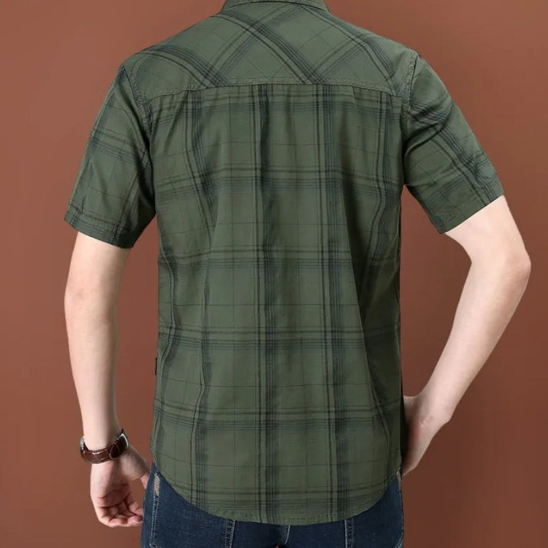 Camisa Trailmont™ Xadrez Com Bolsos Frontais e Visual Robusto