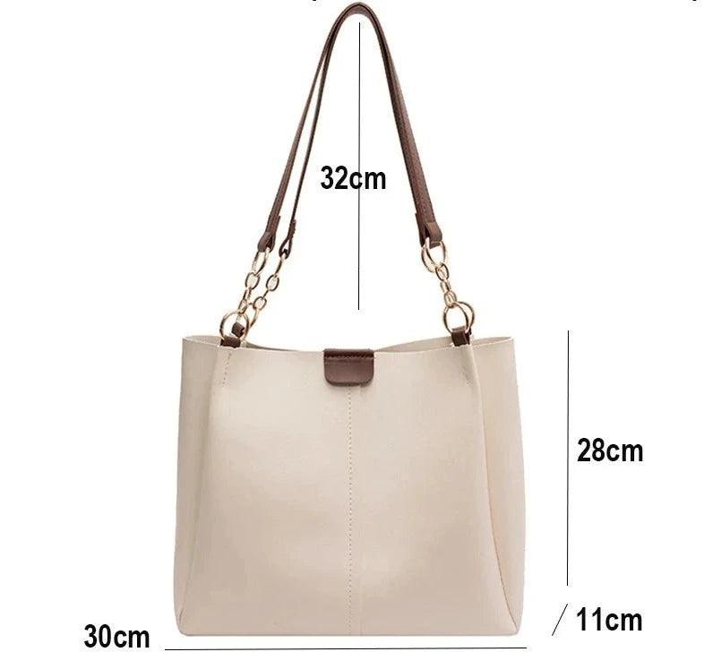Conjunto de Bolsa de Ombro + Bolsa de Mão Marselha™ Moda Francesa - ModernLar