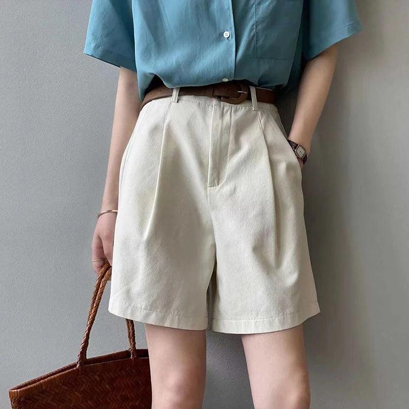Shorts Eloise™ em Algodão Premium - Suavidade e beleza para uma silhueta encantadora. - ModernLar