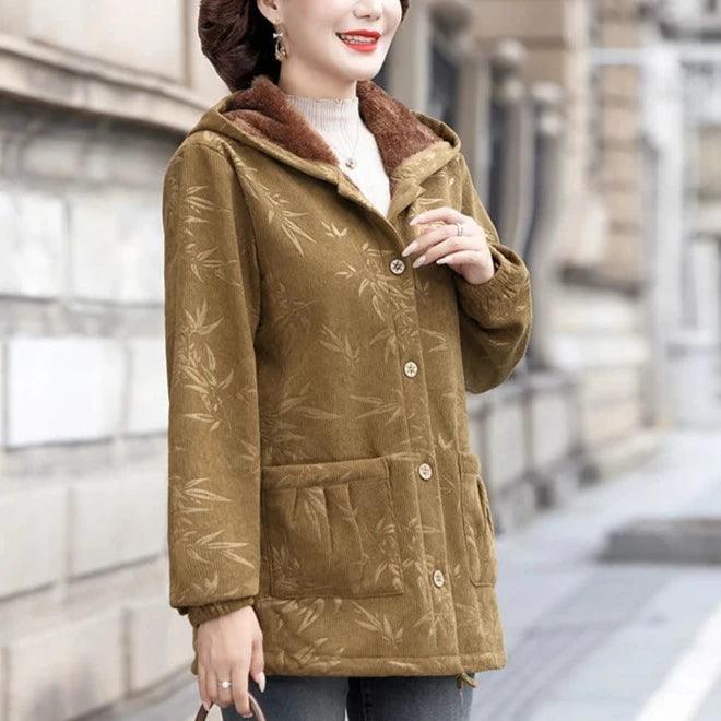 Casaco Amsterdam ™ Estampas de Folhagens e Interior Aveludado com Conforto Luxuoso! - ModernLar