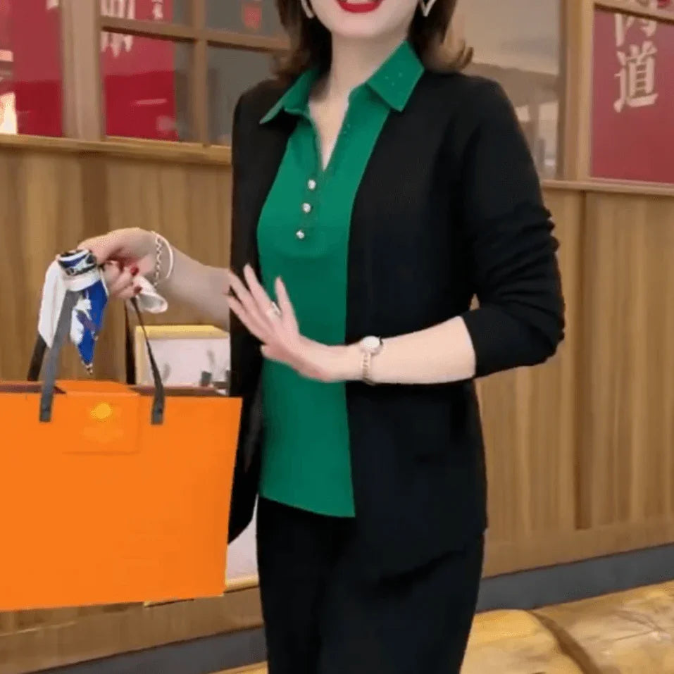 Blusinha Polo Charm™ Modelo 2 em 1 / A Mais Confortável e Estilosa do Mercado! - ModernLar