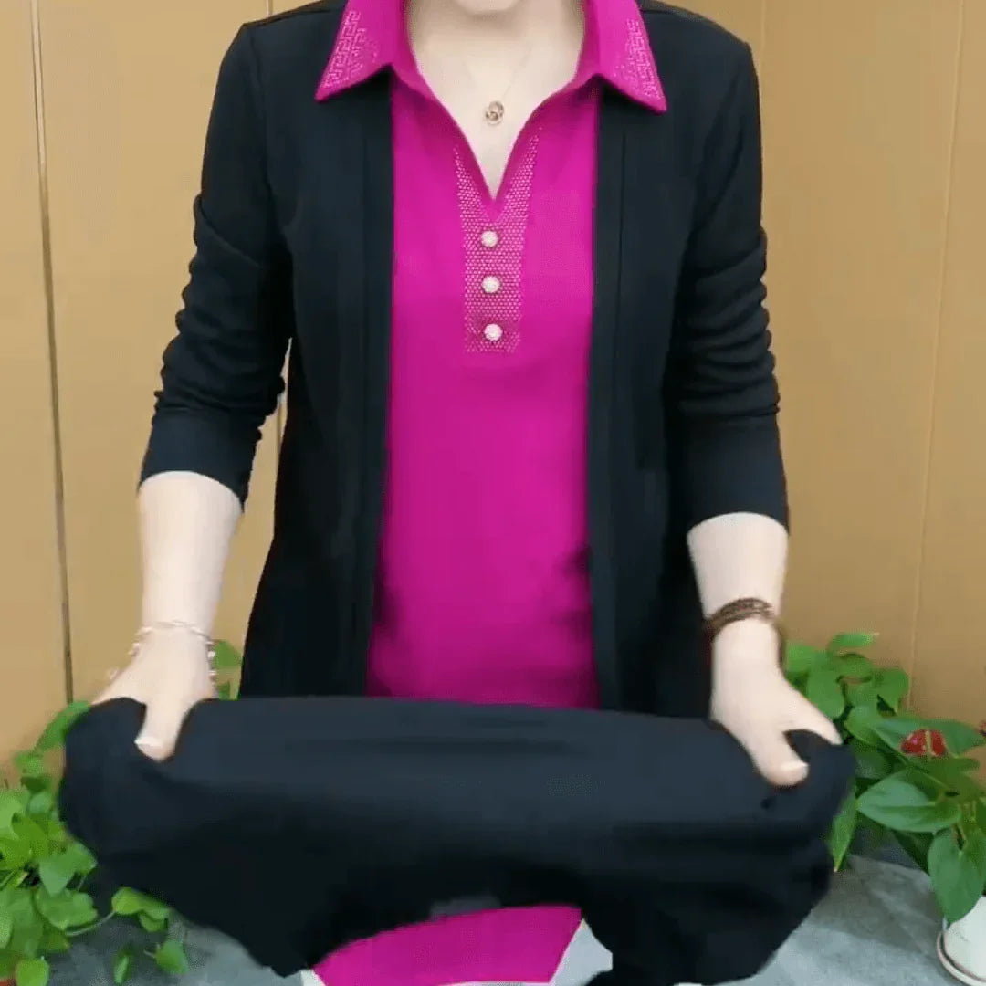 Blusinha Polo Charm™ Modelo 2 em 1 / A Mais Confortável e Estilosa do Mercado! - ModernLar