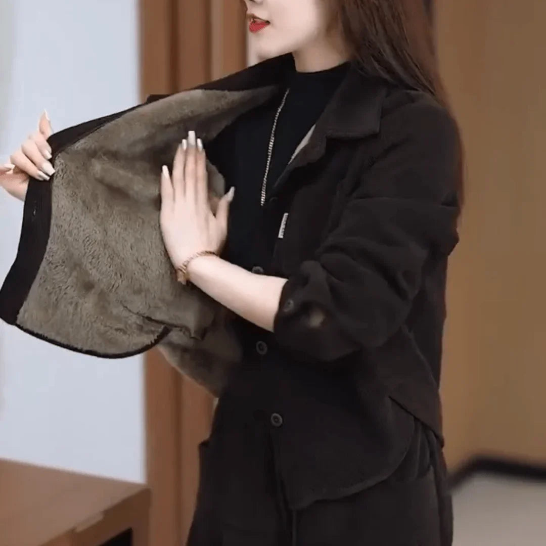 Conjunto Moscou™ Em Cotelê Super Macio / Acabamento Peluciado e Charme para o Inverno! - ModernLar