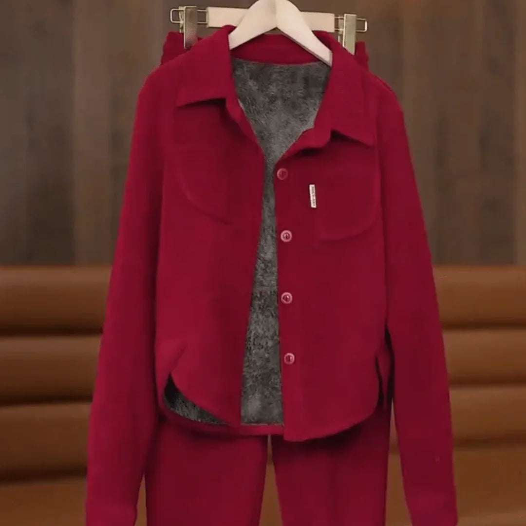 Conjunto Moscou™ Em Cotelê Super Macio / Acabamento Peluciado e Charme para o Inverno! - ModernLar