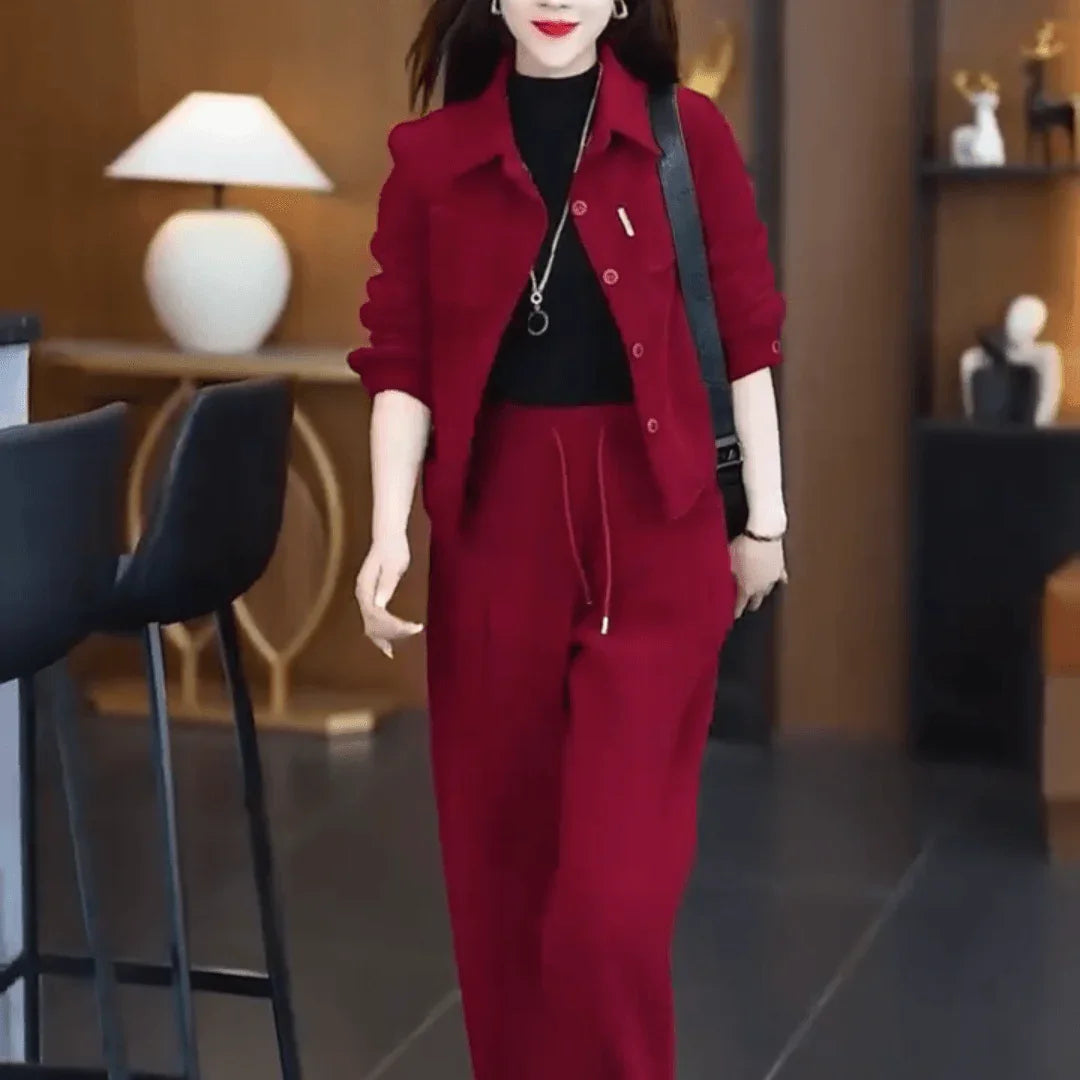 Conjunto Moscou™ Em Cotelê Super Macio / Acabamento Peluciado e Charme para o Inverno! - ModernLar